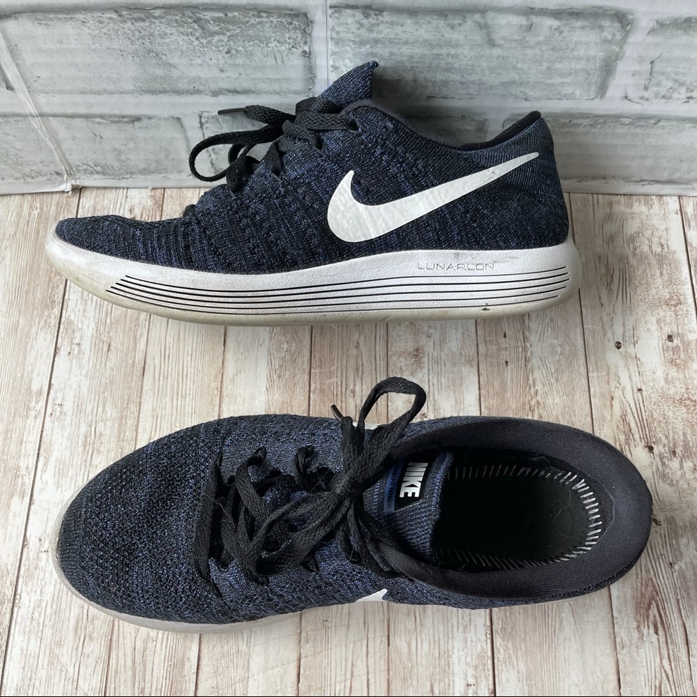 PREOWNED WOMENS NIKE ZOOM PEGASUS 35 BLACK WHITE 8